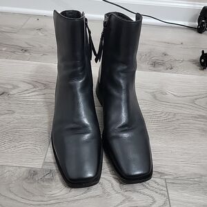 Sam Edelman Women's Black Leather Ankle Boots Size 8M